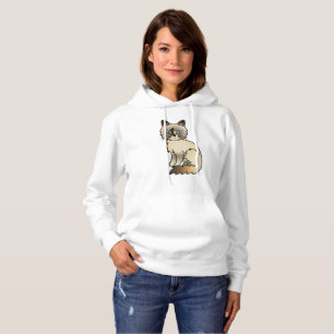Camiseta Pássaro Tortoisinferno / Gato de Cartoon Ragdoll