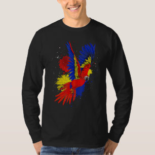 Camiseta Passaro Tropical Animal da Selva Observacao de Pas