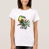 Pássaro tropical atlântico exótico colorido do Hav