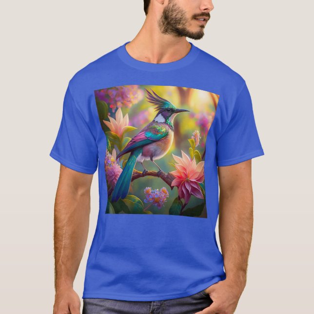 Camiseta Pássaro Verde de Jay Fantasy (Frente)