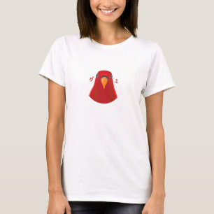Camiseta Pássaro vermelho "GUMI"