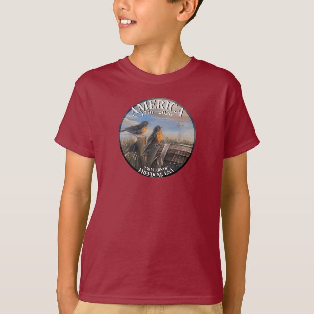 Camiseta Pássaros 250 EUA (Frente)