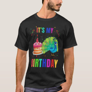 Camiseta Pássaros-6 de-Aniversário, Cute-Birthday Graphic