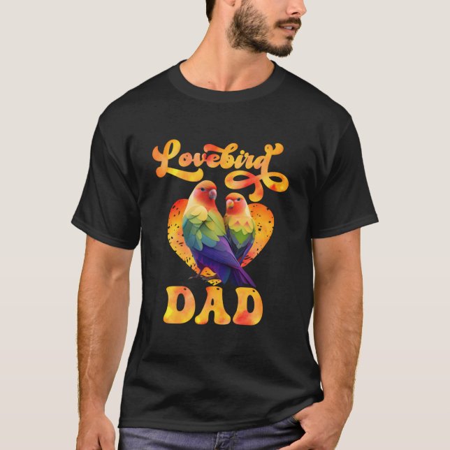 Camiseta Pássaros Amor Pássaro Pai Pássaros de Amor (Frente)