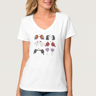 Camiseta Pássaros Apaixonados
