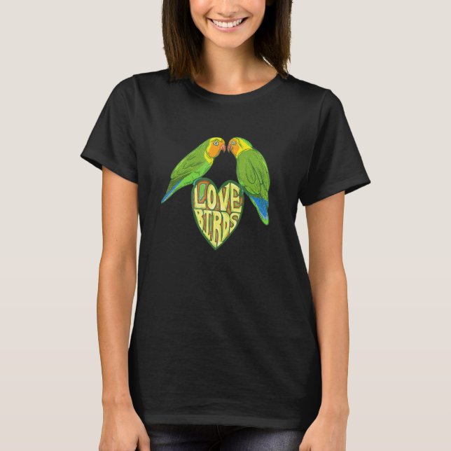 Camiseta Pássaros apaixonados (Frente)