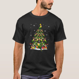 Camiseta Pássaros Arara Sol Papai Noel Luzes Árvore de Nata