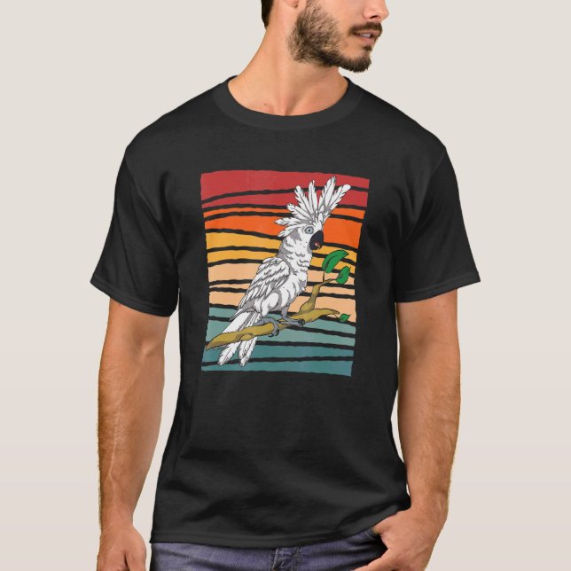 Camiseta Pássaros, aves, papagaio tropical (Frente)