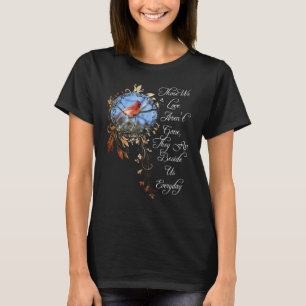 Camiseta Pássaros Cardinal Design Acredite No Amor Citação