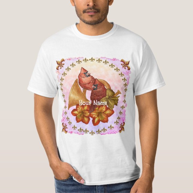 Camiseta Pássaros Cardinals Corneta (Frente)
