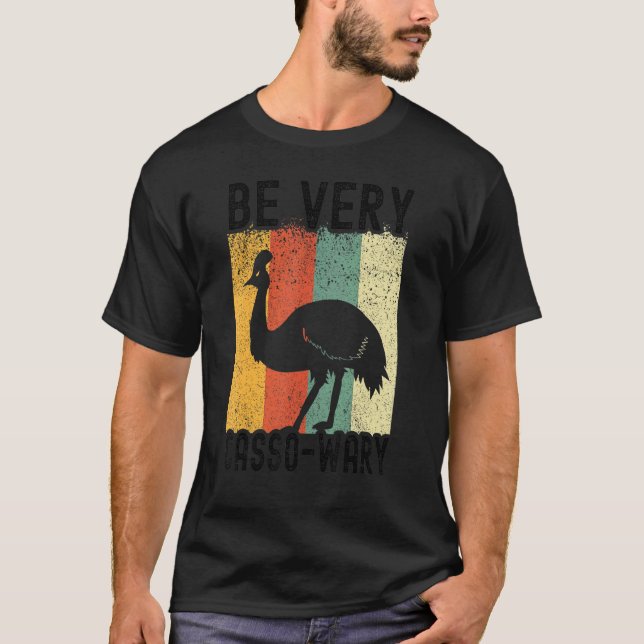 Camiseta Pássaros Cassowary Sejam Muito Cassowatts (Frente)