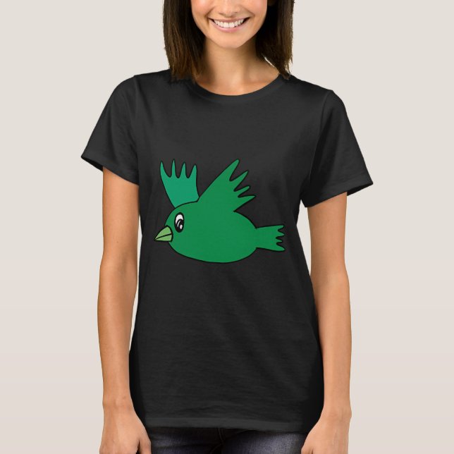 Camiseta Pássaros coloridos para crianças (Frente)