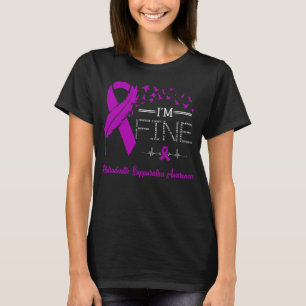 Camiseta Pássaros das penas Eu sou uma bela Hidradenite Sup