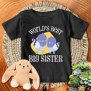 Camiseta Pássaros de Botas A Melhor Irmã Mais Velha do Mund