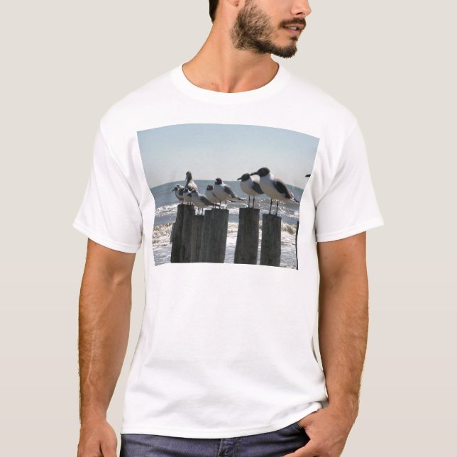 CAMISETA PÁSSAROS DE MAR (Frente)