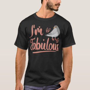Camiseta Pássaros De Pássaros Da Porta Do Lover De Pombo, F