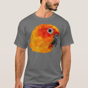 Camiseta Pássaros de Polígonos de Papagaio