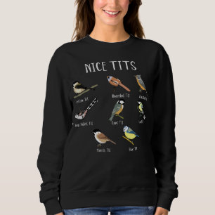 Camiseta Pássaros de Seio Britânicos Humor de Observação de