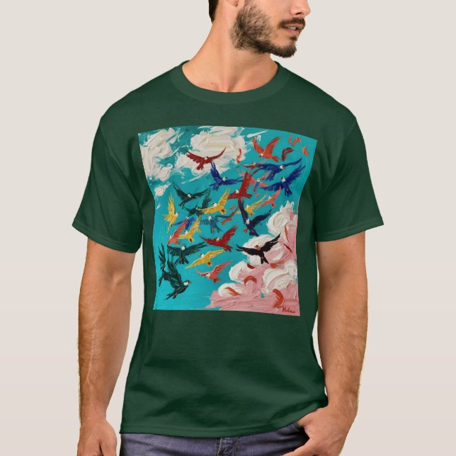 Camiseta Pássaros Design (Frente)