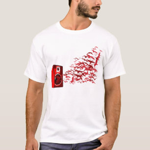 Camiseta Pássaros do auto-falante