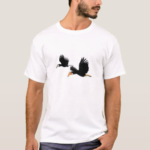 Camiseta Pássaros do Hornbill de Blyth - eles símbolo do