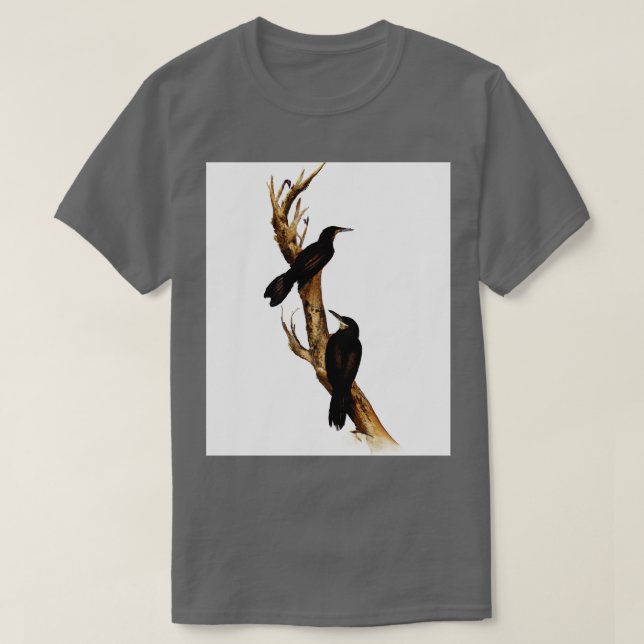 Camiseta Pássaros em um galho (Frente do Design)