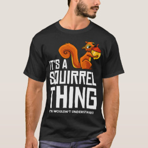 Camiseta Pássaros Engraçados Com Esquilo Caça De Pássaros