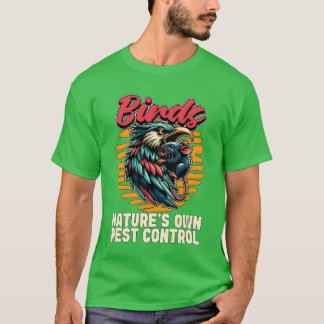 Camiseta Pássaros Entusiastas Naturas Próprias Ornitólogas
