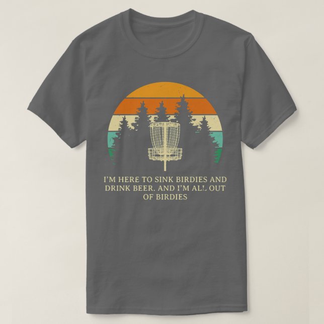 Camiseta Pássaros Fedorentos e Disco de Cerveja Golfe Engra (Frente do Design)
