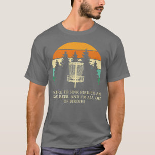 Camiseta Pássaros Fedorentos e Disco de Cerveja Golfe Engra