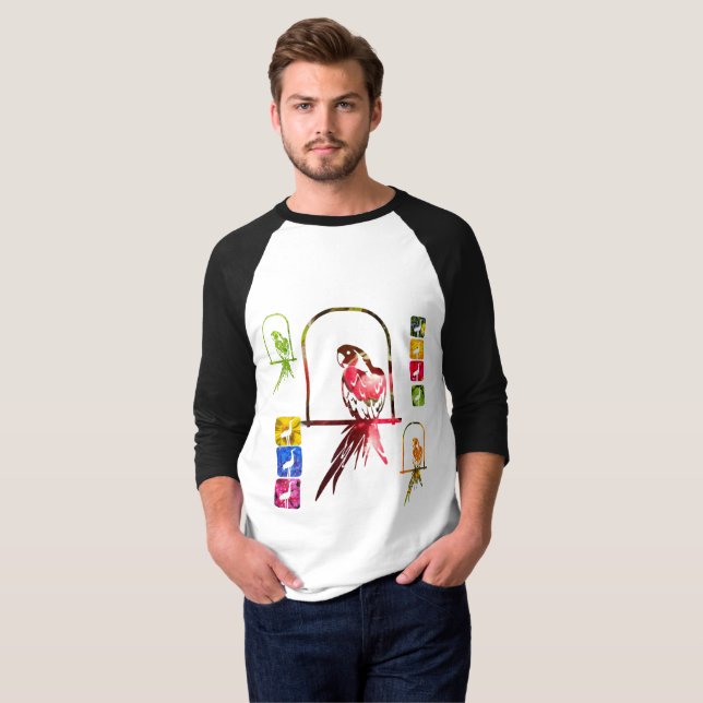 Camiseta pássaros lindos (Frente Completa)