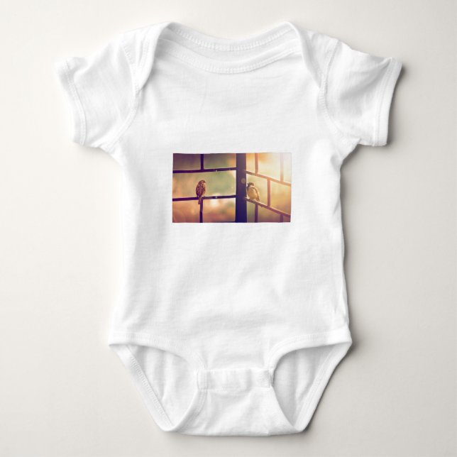 Camiseta Pássaros no sol da tarde (Frente)
