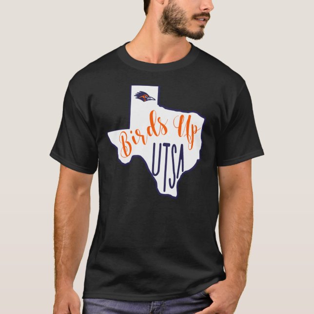 Camiseta Pássaros Para Cima da UTSA  (Frente)