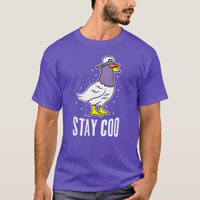 Camiseta Pássaros Pássaros Ficam Pássaros Coo Presente Idei (Frente)