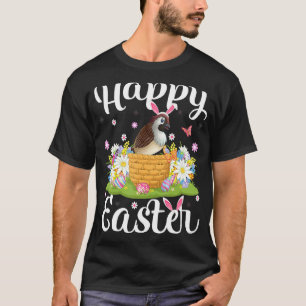 Camiseta Pássaros-Pássaros-Pássaros-Páscoa Caça Ao Ovo