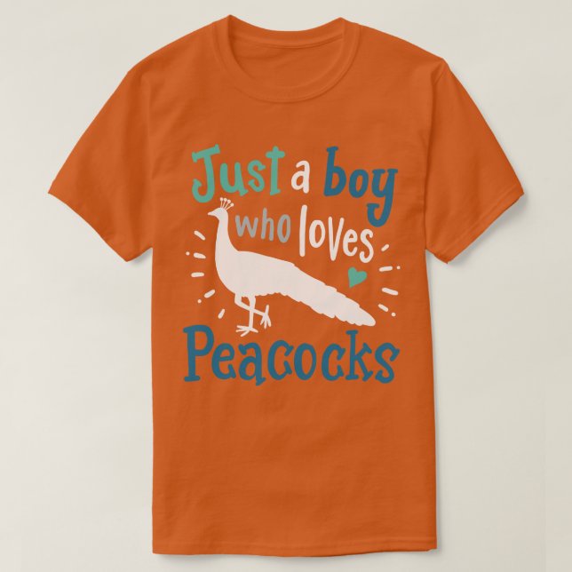 Camiseta Pássaros Pássaros Peafowl Peacock Lover (Frente do Design)