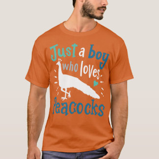 Camiseta Pássaros Pássaros Peafowl Peacock Lover