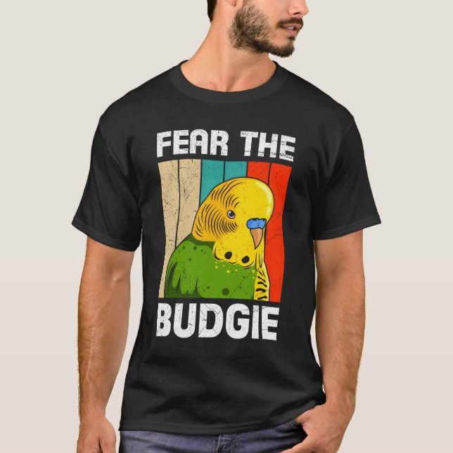 Camiseta Pássaros Periquitos Temem o Proprietário de Pássar (Frente)