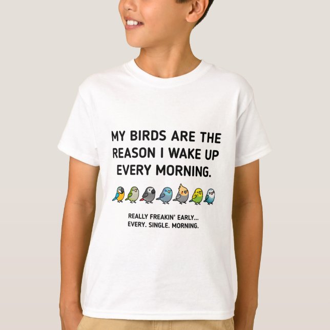 Camiseta Pássaros primitivos (Frente)