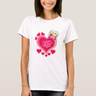 Camiseta Pássaros Românticos no Ramo Dia dos Namorados e Co