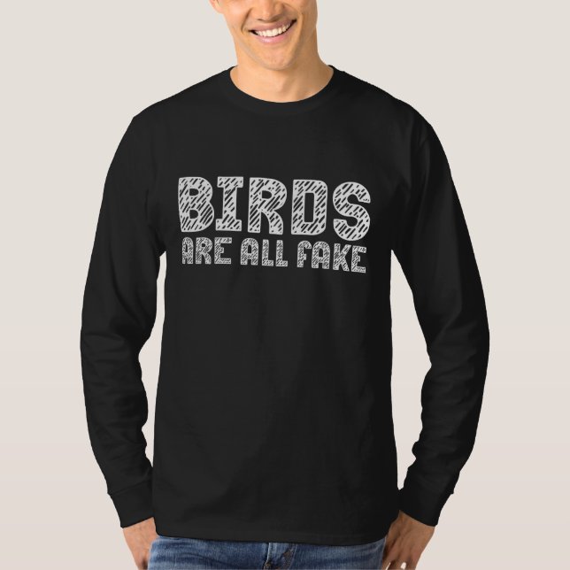 Camiseta Pássaros São Todos Falso (Frente)