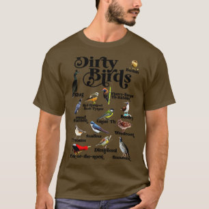 Camiseta Pássaros Sujos Falam Linguagem