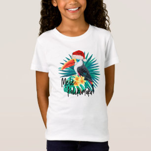 Camiseta Pássaros tropicais da selva de Mele Kalikimaka