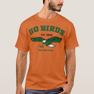 Camiseta Pássaros Vintage Eagles Filadélfia Est 1933 Crianç