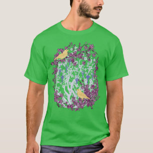 Camiseta passas de pássaros