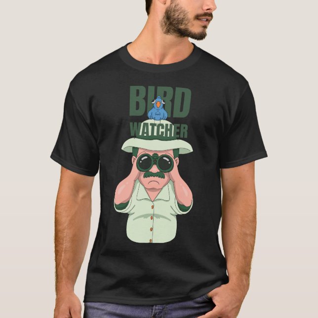 Camiseta Passatempo de Observador de Pássaros observação de (Frente)