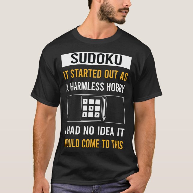 Camiseta Passatempo Inofensivo Sudoku (Frente)