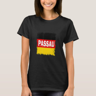 Camiseta Passau Alemanha com bandeira alemã
