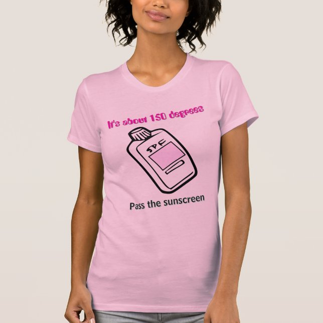 Camiseta Passe o filtro solar (Frente)