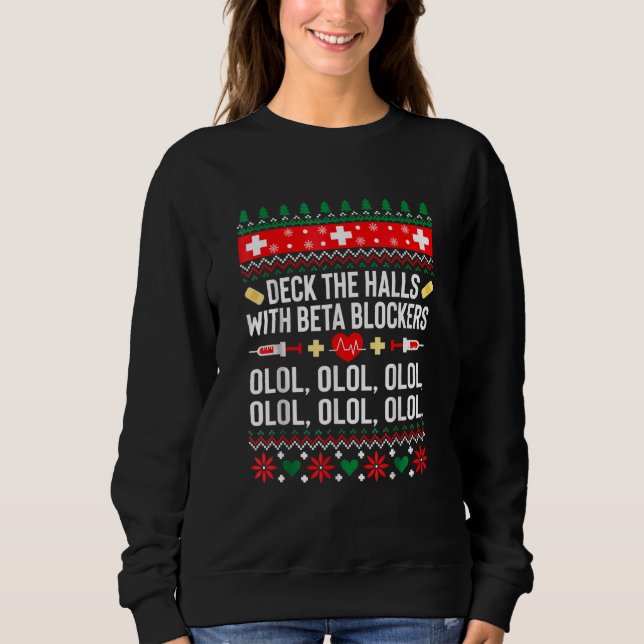 Camiseta Passe Os Halls Com Bloqueadores Beta Enfermeira O  (Frente)